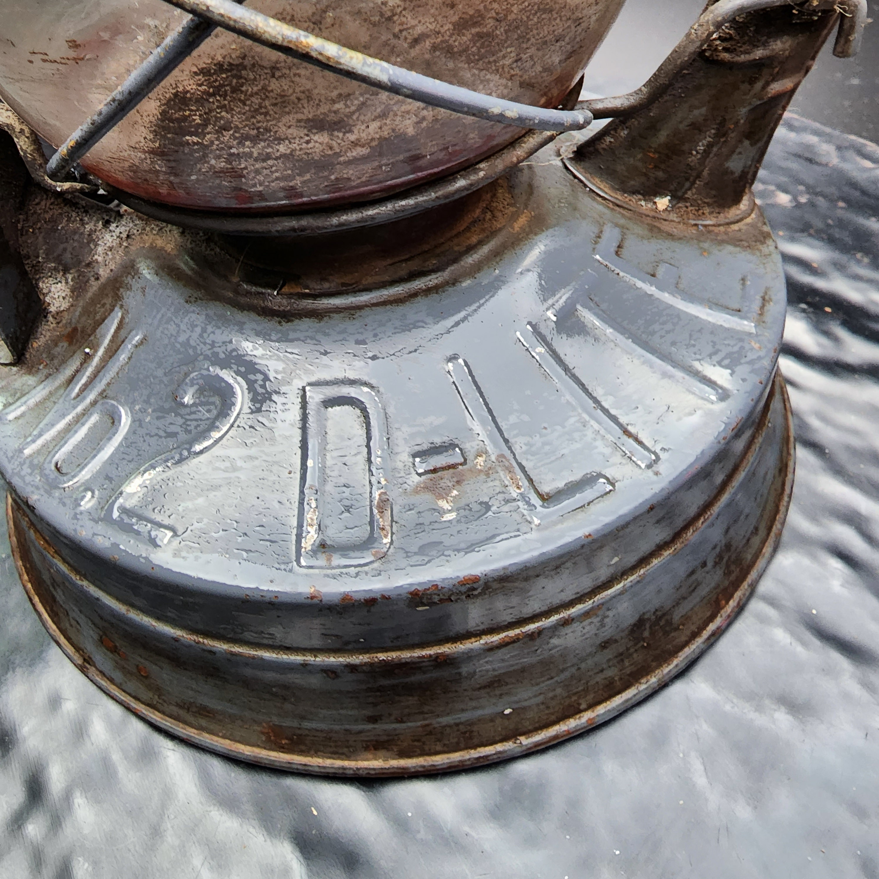 Dietz No. 2 D-Lite Lantern Antique Kerosene LOC-NOB Globe NY USA Barn Farm✅ - Picture 7 of 8