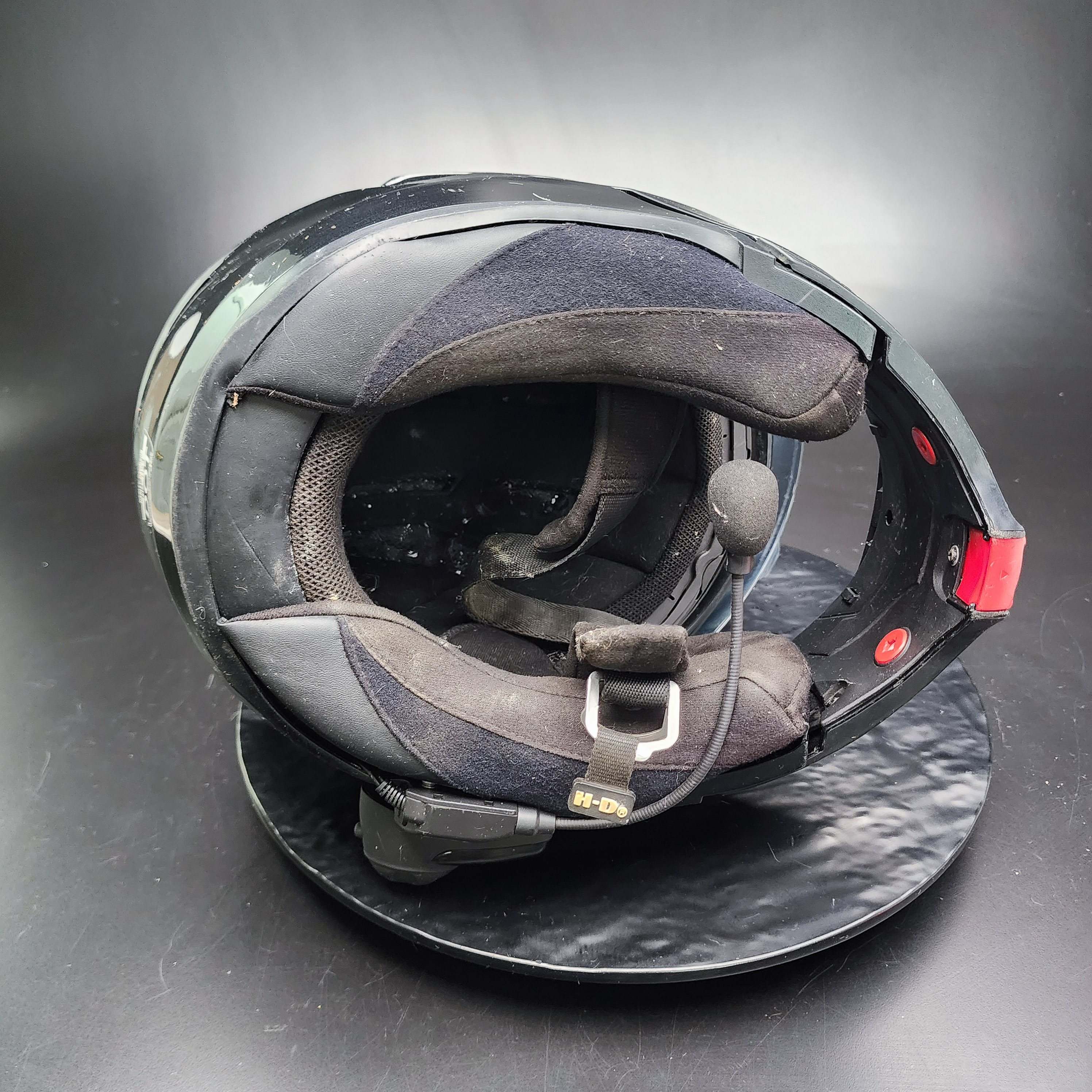 Harley-Davidson HD-H24 Helmet XL Full Face Sena BT Mic-Black | eBay