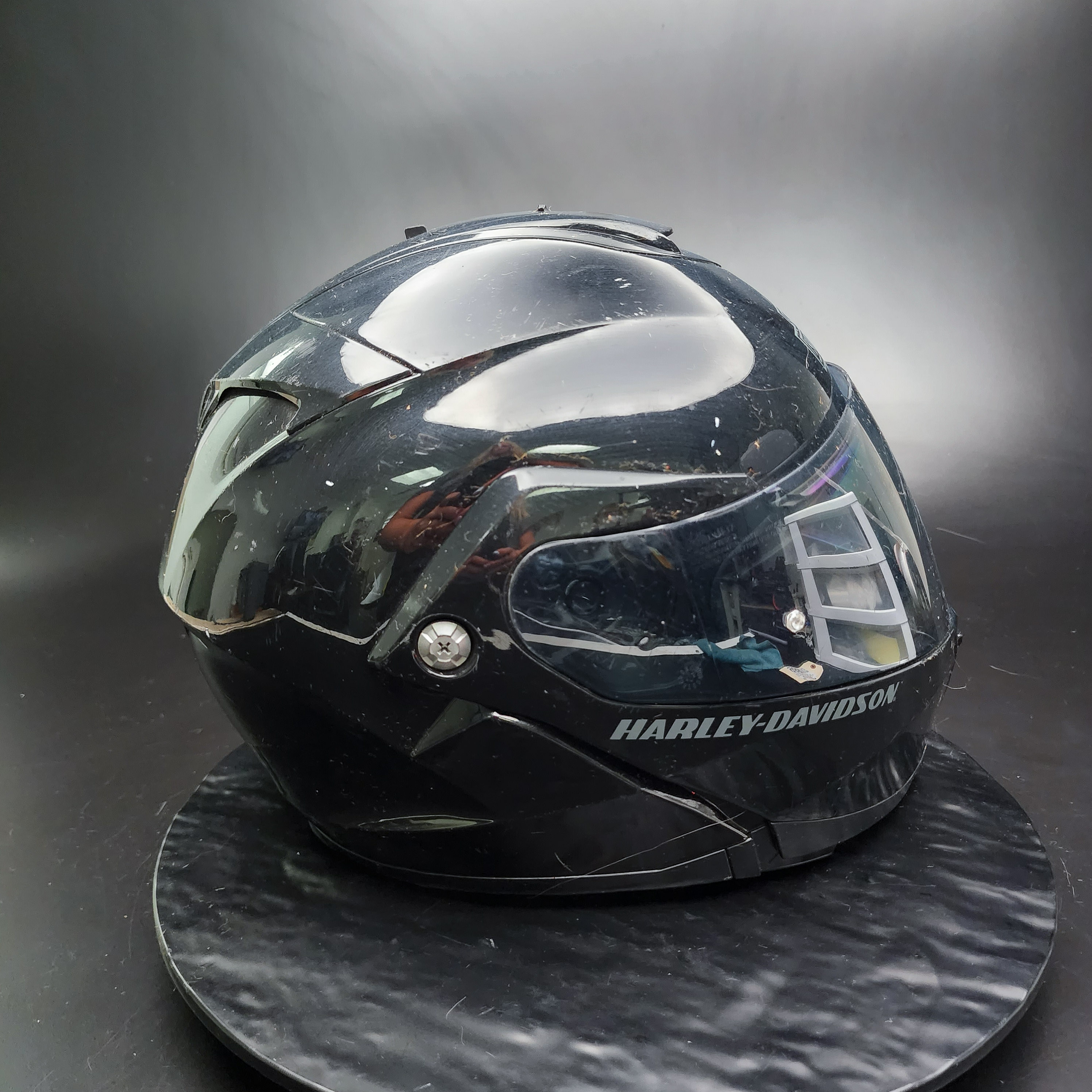 Harley-Davidson HD-H24 Helmet XL Full Face Sena BT Mic-Black | eBay